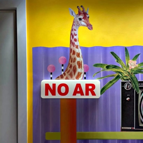 Produção em adesivo recortado